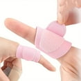 thumbnail image 1 of dgysar [Adjustable] Reusable Finger Splint Brace for Arthritis Pain Relief and Injury Support Breathable Protective Finger Strap for Gym Pink 1-Pack, 1 of 3