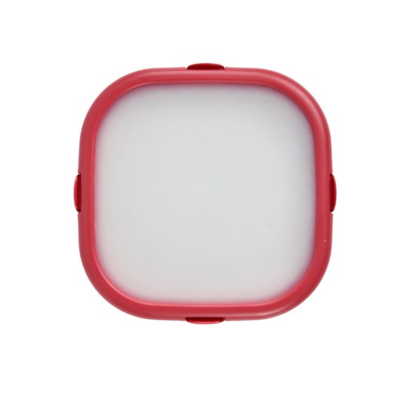 dgysar Box Reusable Silicone Food Storage Microwavable Lunch Container Portable Bento for Office Travel Eco-Friendly Red 1PC