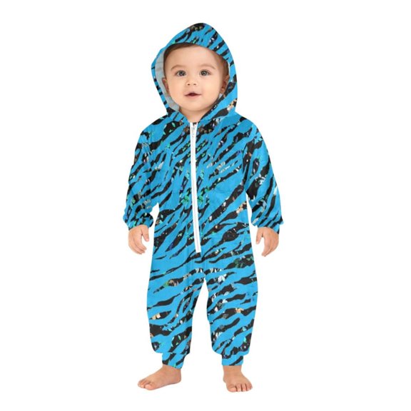 dgysar Christmas Family Pajamas Matching Set Xmas Holiday Zip Up One Piece PJs Cute Plaid Print Hooded Sleepwear 18 M