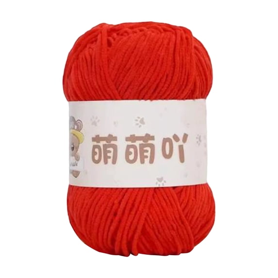 dgysar Cotton Yarn 50g Soft Breathable Knitting Thread for Crochet DIY Amigurumi Beginner Friendly High Tension Weaving Thread Supplies J 1.76oz