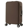 thumbnail image 1 of dgysar Elastic Luggage Cover -- Stretchable Polyester Suitcase Protector with Secure Buckle for 20-32 Inch Trunk Scratch Resistance Brown, 1 of 2