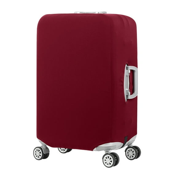dgysar Elastic Luggage Cover -- Stretchable Polyester Suitcase Protector with Secure Buckle for 20-32 Inch Trunk Scratch Resistance Red