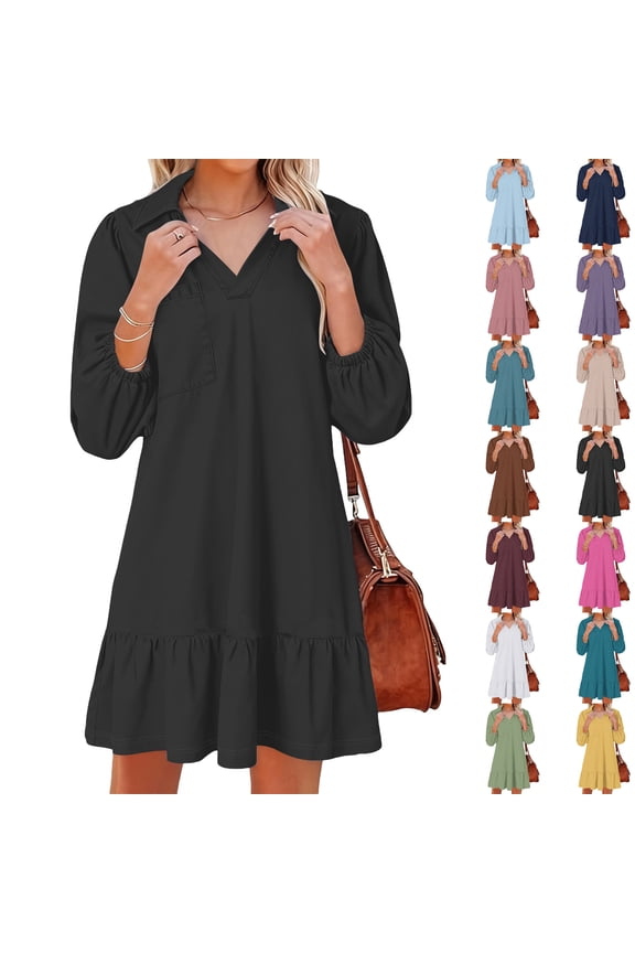 Everyday Midi Dress - Soft Fabric Dress with Simple Lines, Ideal for Work from Home, School Runs & Weekend Outings Wine 2XL
