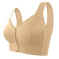 thumbnail image 1 of dgysar Front Hook Wireless Bra, Delicate Design & Soft Cup, Full Coverage Option for Larger Sizes & Sensitive Skin Complexion 50, 1 of 4