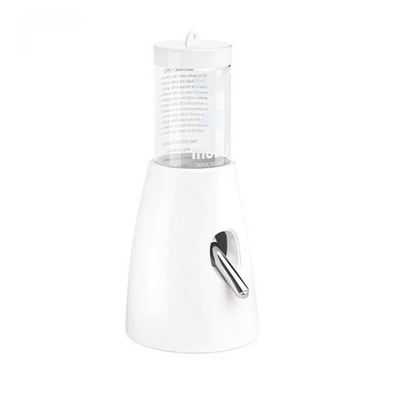 dgysar Hamster Feeding Bowl Large Capacity Water Dispenser Kit Small Animal Automatic Feeder for Rabbits Guinea Pigs Mice Squirrels Leak-Proof Hanging Water Bottle and Food Bowl Set C 1PC