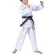thumbnail image 1 of dgysar Karate Uniform, Adult & Girls Judo BJJ Martial Arts Gi with Belt, Professional Training Wear for Dojo & Competition 120White, 1 of 5