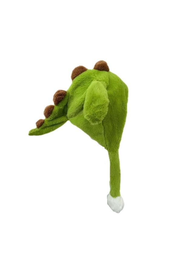 Kids Dinosaur Hat, Plush Toy Hat with Moving Ears, Cute Interactive Animal Cap for Boys & Girls Perfect for Christmas Gift & Role Play Green