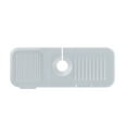 thumbnail image 1 of dgysar [Large] Faucet Mat 30 Inch Silicone Sink Splash Guard and Absorbent Pad Foldable Countertop Protector for Kitchen and Bar Clear 1PC, 1 of 5