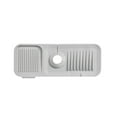 thumbnail image 1 of dgysar [Large] Faucet Mat 30 Inch Silicone Sink Splash Guard and Absorbent Pad Foldable Countertop Protector for Kitchen and Bar Light Gray 1PC, 1 of 5