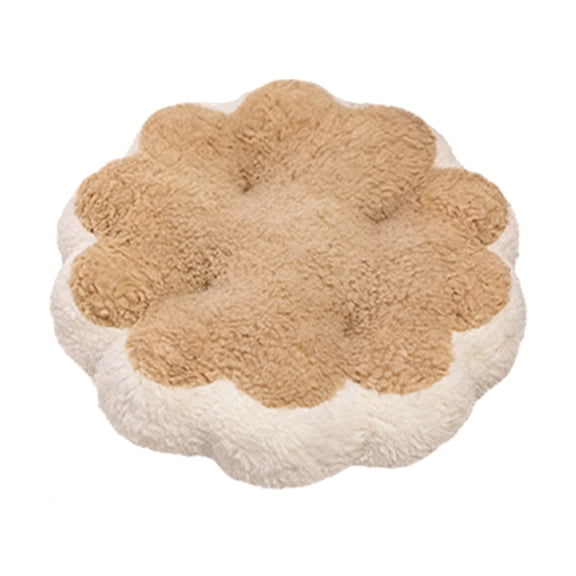 dgysar Macaron Cushion 16 Inch Round Plush Seat Pad Soft Supportive Floor Pillow Sofa Bed Bedroom Living Room Home Decor Accent Khaki 16 in