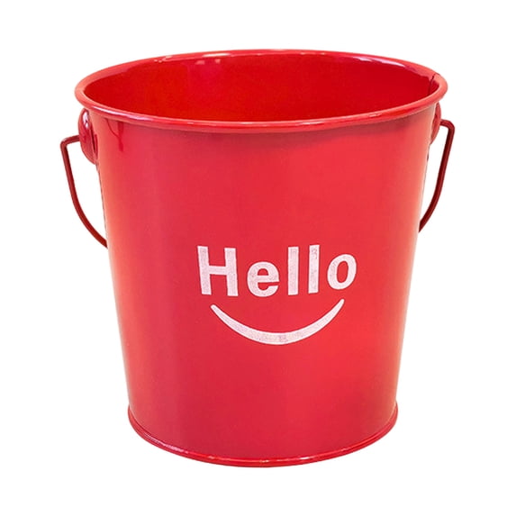 dgysar Mini Metal Buckets 4 Inch Galvanized Pails with Handles Macaron Colors for Party Favors Classroom Storage and Family Craft Projects Red 4 in
