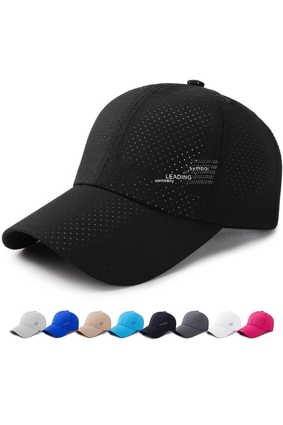 Outdoor Sun Protection Breathable Cotton Baseball Cap Letter Embroidery Athletic Dad Hat for Men and Women White