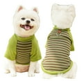 thumbnail image 1 of dgysar Pet Fleece Dog Clothes Vest Winter Warm Dog Sweaters for Small Dogs Male Female Fall Pullover Puppy Clothes with D-Ring Soft Puppy Vest Green 6XL, 1 of 5