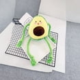thumbnail image 1 of dgysar Plush Avocado Squeaky Dog Toy Soft Interactive Cushion Toy for Puppies and Cats, Cuddle Teething Pillow, 1 PC Green 1PC, 1 of 5