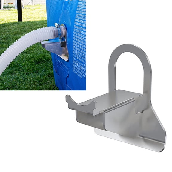 dgysar Pool Pipe Holder 1.5 Inch Heavy Duty Metal Support Bracket Hose Kink Protector for Above Ground Pool Filter and Pump Systems