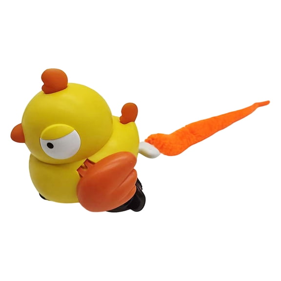 dgysar Pull String Cat Toy with Plush Tail Battery-Free Wind-Up Motion Toy for Hunting Instinct Stimulation and Indoor Exercise Relief for All Cats