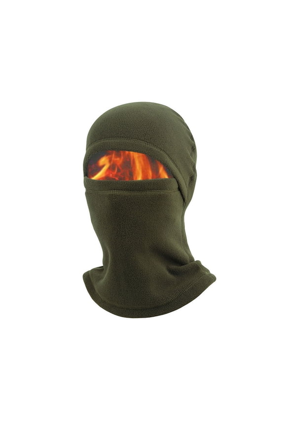 Ski Mask, Thermal Full Face Cover Balaclava for Men & Women, Windproof Protection for Snowboarding, Running, Army Green