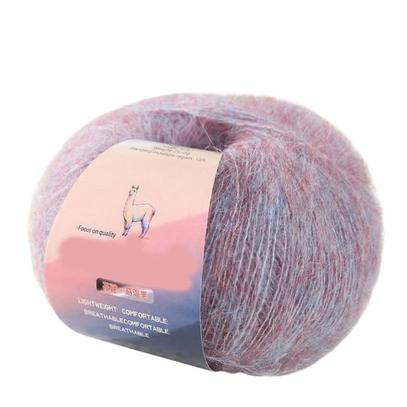 dgysar Soft Breathable Knitting Thread for Crochet DIY Crafts Hand-Woven Sweater Hat Beginner Friendly Weaving Supplies c 1.76oz