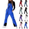 thumbnail image 1 of dgysar Women and Man Snow Pants Waterproof Insulated Snowboarding Ski Snow Winter Sport Pant Windproof Bib Overalls Gray L, 1 of 6