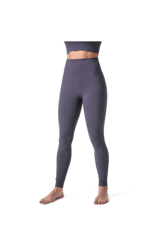 Women's Butt Lifting Leggings, Solid Color High Waist Yoga Pants, Tummy Control for Workouts or Daily Wear, Enhances Curves, Versatile as Exercise Pants or Fashion Base Layer. Drak Purple M