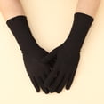 thumbnail image 1 of dgysar Women's Long Formal Gloves, Elegant Opera Length Gloves for Wedding, Church, Tea Party, or Vintage Photoshoot. Black, 1 of 3