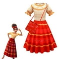 dhauidaf Cosplay Encanto Costume Kids Girls Party Dress Halloween 2024