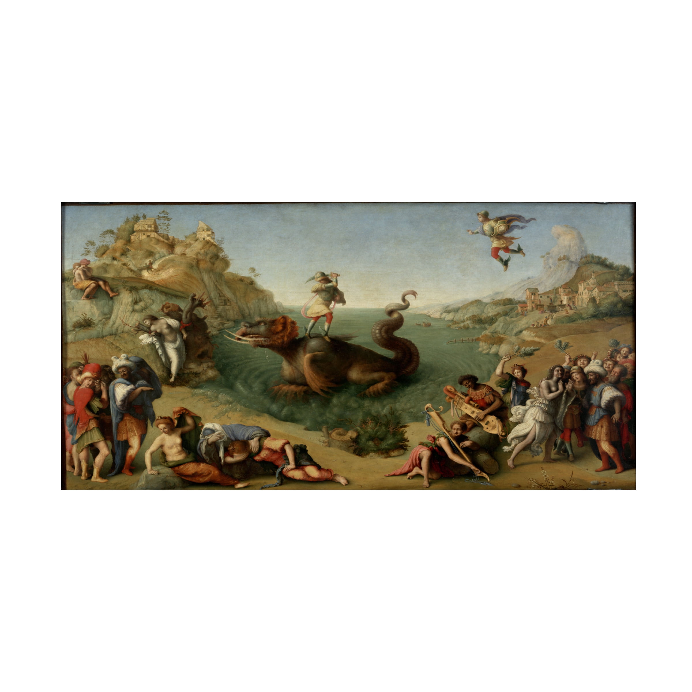 di Cosimo 'Andromeda freed by Perseus' Canvas Art