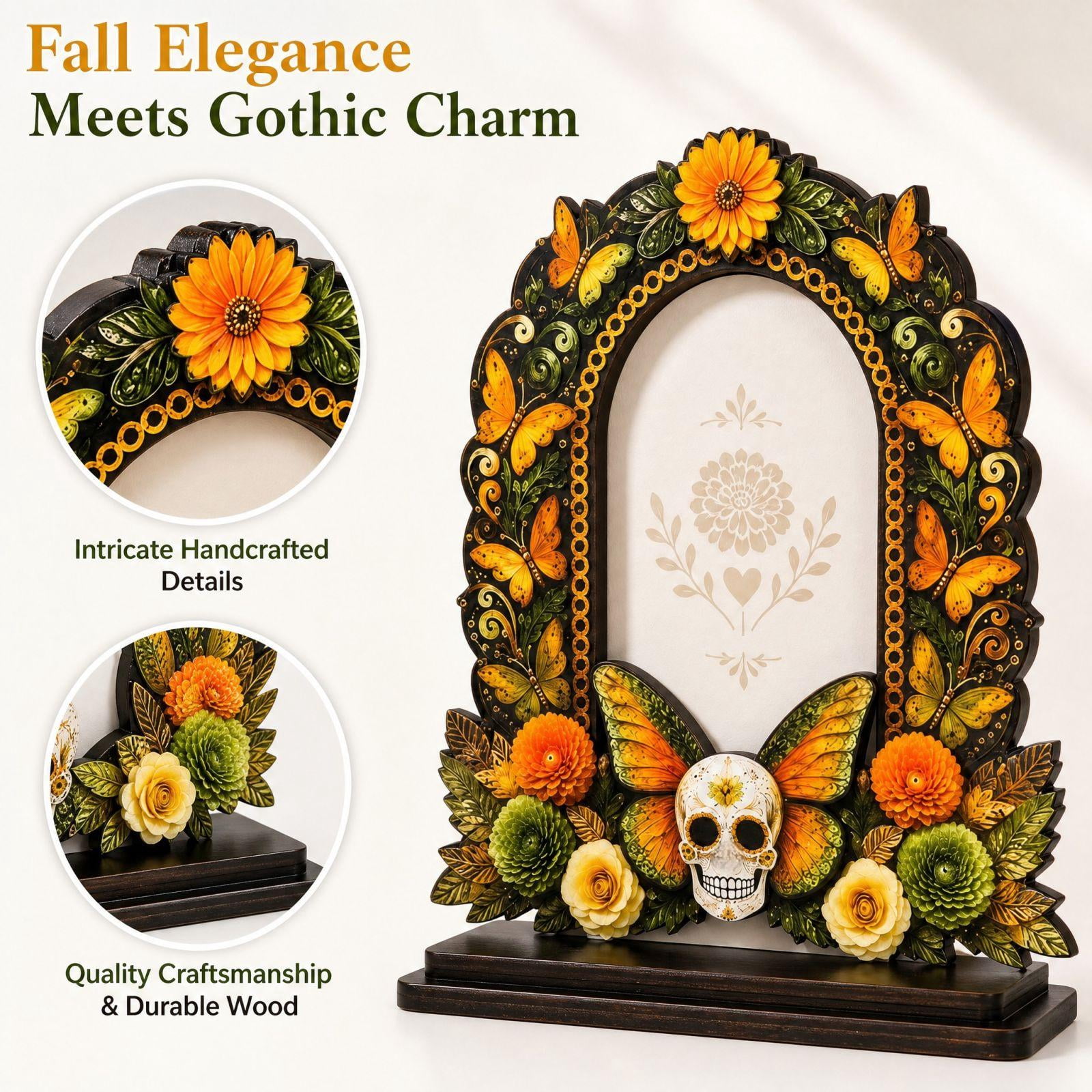 dia de los muertos picture frames, Wooden 6.3 x 8.27 In Freestanding ...