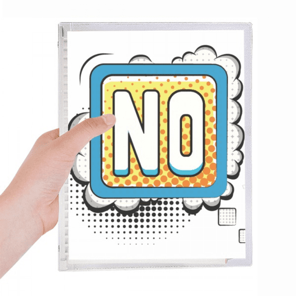 dialog bubble no word notebook loose diary refillable journal statiry