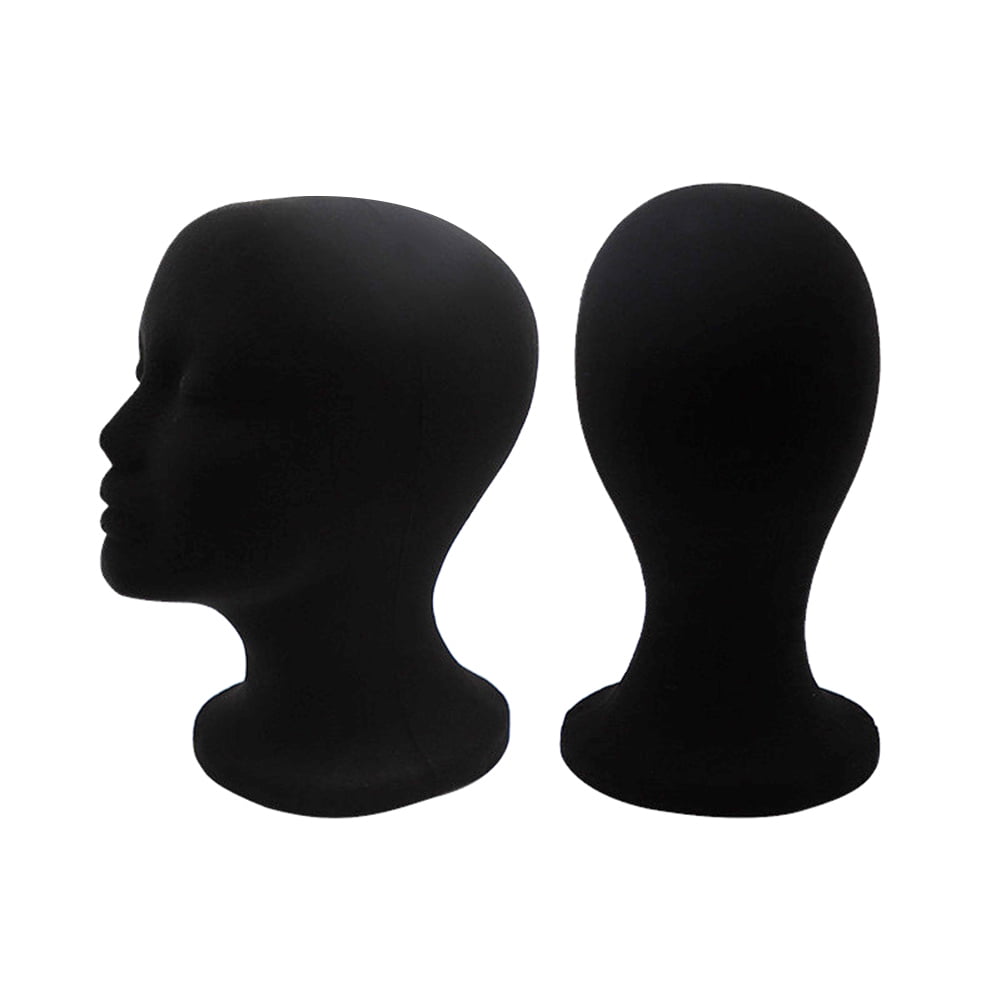 diamond Foam Female Mannequin Head Wigs Glasses Cap Display Holder