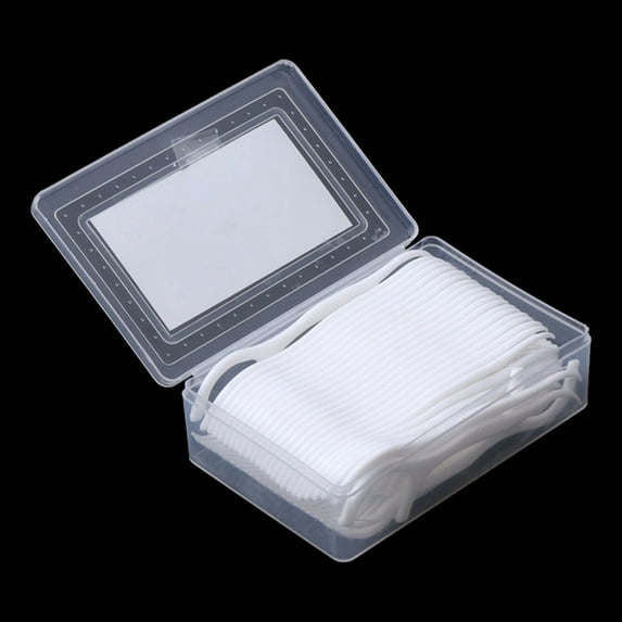 dianhelloya 1/5 Box 50Pcs Dental Cleaning Floss Picks Oral Care Teeth Toothpicks Sticks 1 Box