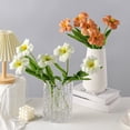 thumbnail image 1 of dianhelloya 1Pc Simulation Tulip Flower Decoration Nordic Style Various Bright Colors Faux Silk Flower Plant Ornament Artificial Flower Arrangement Art DIY Scene Layout Purple, 1 of 8