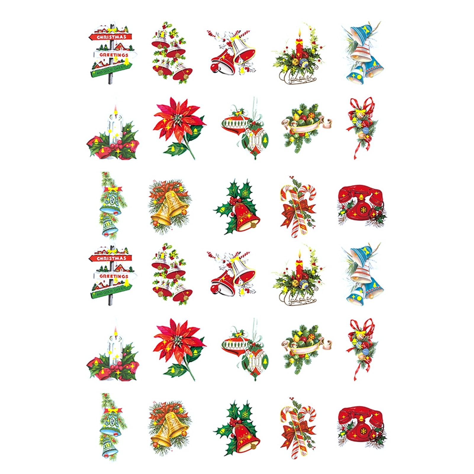 Christmas Felt Stickers Christmas Stickers, Sticker Bundles, Santa Sticker,  Christmas Tree Sticker, Felt Sticker Bundle, Stocking Fillers 