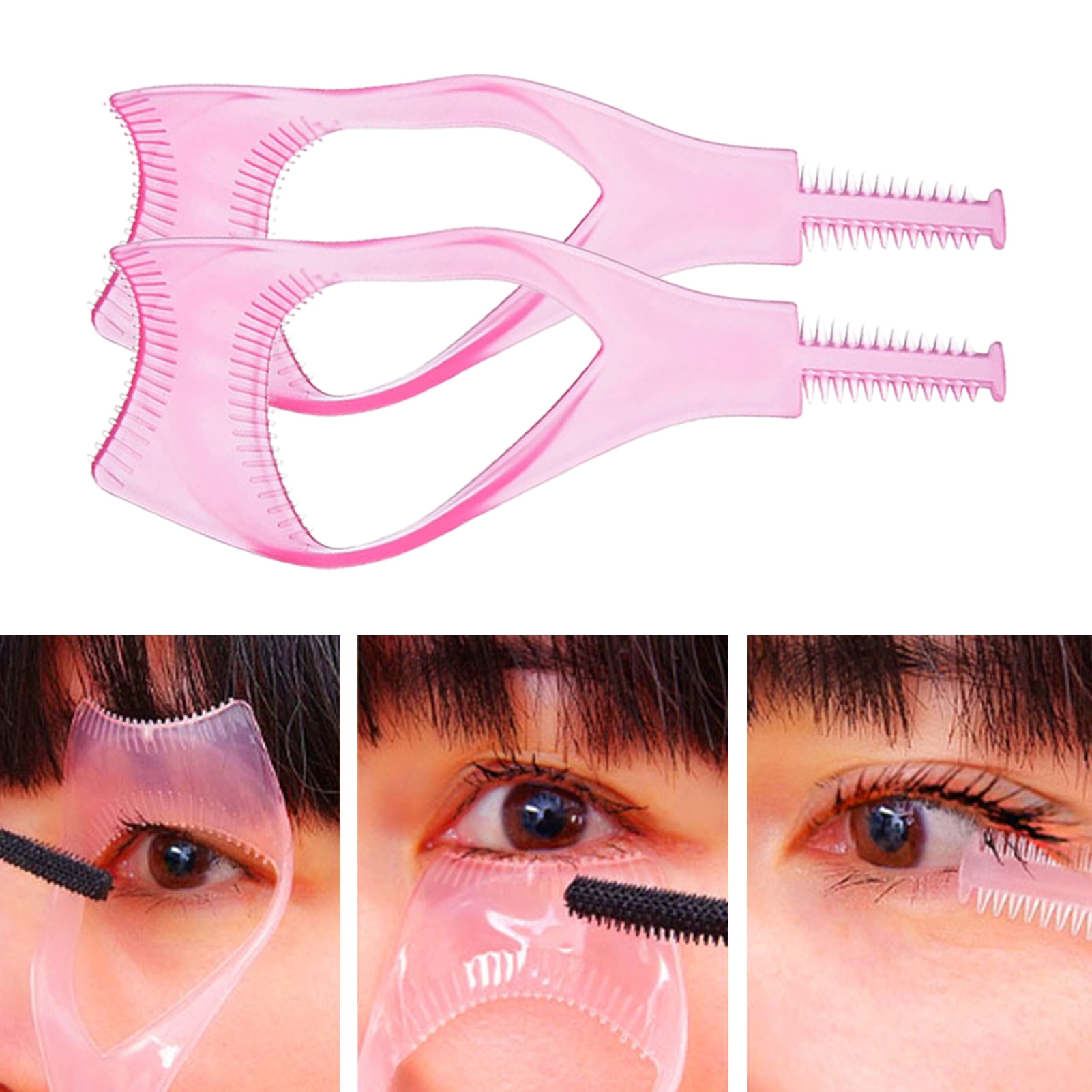 dianhelloya 3Pcs Eyelash Comb Handheld Anti-dirty Eyelid Easy to Clean ...