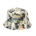 thumbnail image 1 of dianhelloya Bucket Hats Summer Fisherman Hat Floral Print Deep Double-sided Vintage Unisex Sunscreen Portable Rich Colors Summer Sun Hat Headwear, 1 of 5