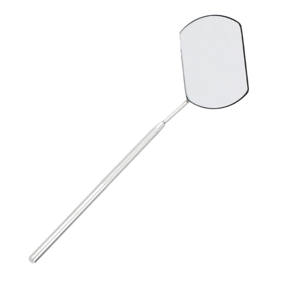 dianhelloya Detachable Lash Mirror Compact Convenient Handheld Anti-rust Sturdy Grafting Lash Mirror Silver