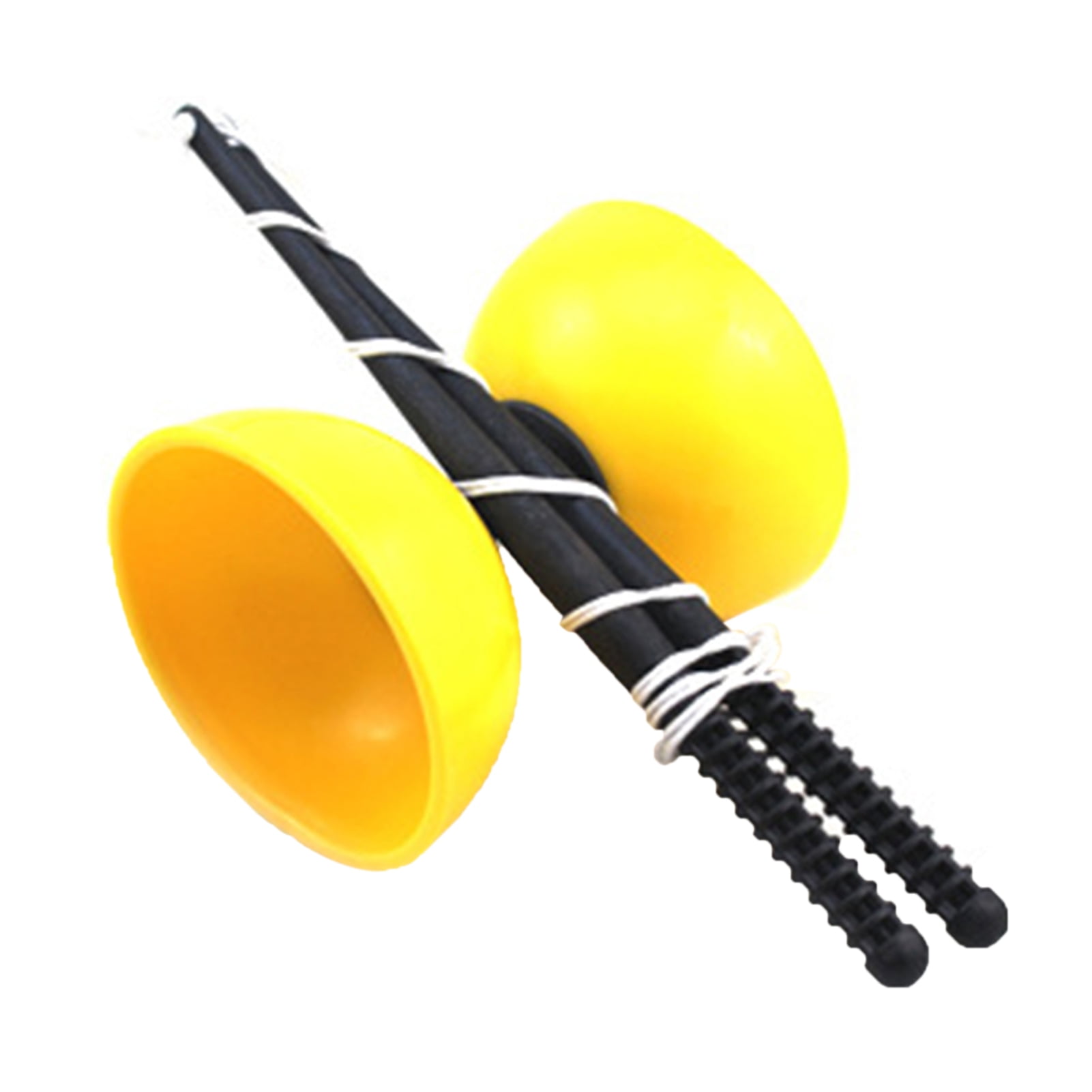 dianhelloya Juggling Diabolo Funny 3 Bearing Clutch Metal Sticks ...