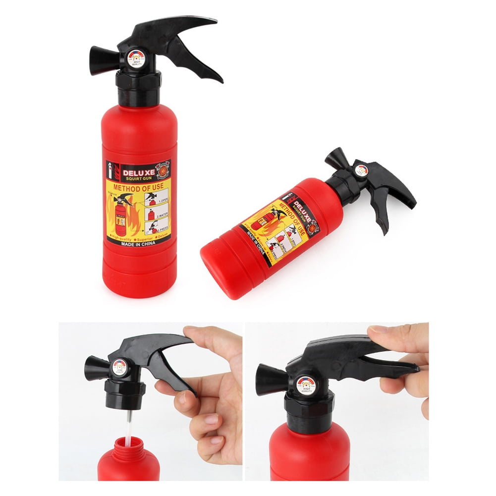 dianhelloya Kids PullType Fire Extinguisher Water Gun Cap Firefighting