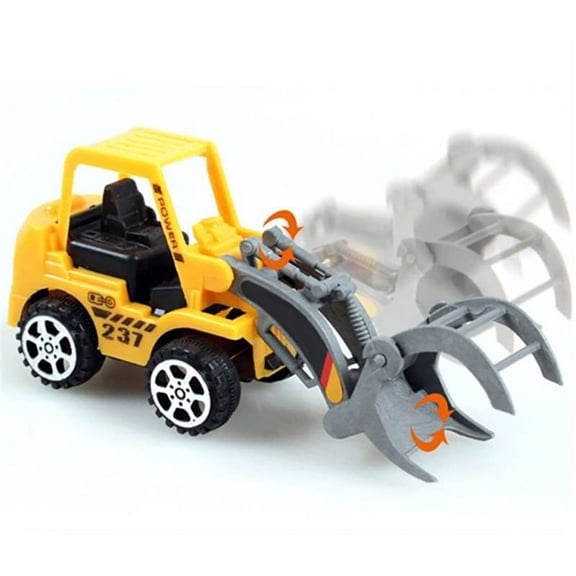 dianhelloya Kids Truck Mini Engineering Vehicle Car Model Excavator Boy Educational Toy Gift Random Style