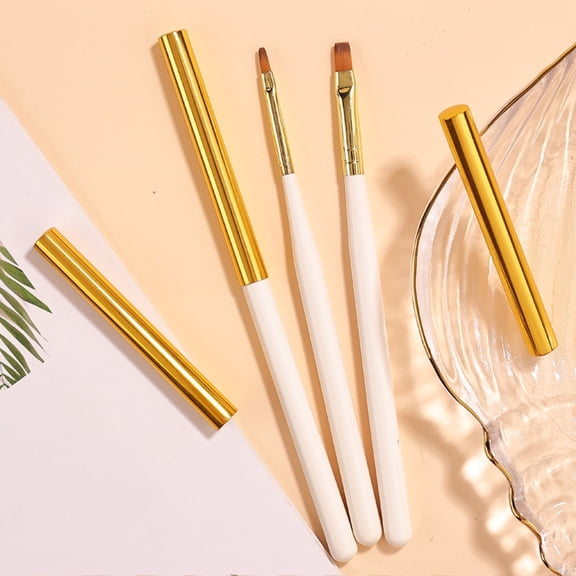 dianhelloya Nail Art Brush Nail Extension Gel Brush Brush Nail Art Liner Brush Nail Dotting Pen Home DIY Manicure Salon Supplies J