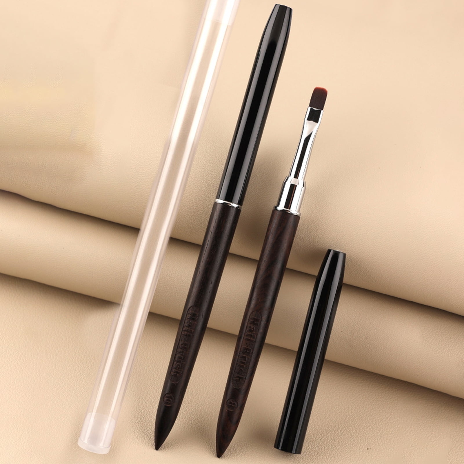 dianhelloya Nail Art Brush with Non-shedding Nylon Bristles Ultralight