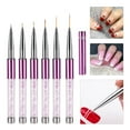 thumbnail image 1 of dianhelloya Nail Art Supplies Nail Art Brush with Cover Ergonomic Design Manicure Pen UV Gel Painting Drawing Brush for Home Use, 1 of 8