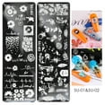 thumbnail image 1 of dianhelloya Nail Art Supplies Nail Stamping Plates Human Face Design Multiple Pictures Solid Manicure Art Stainless Steel Printing Plate for Girl, 1 of 8
