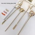 thumbnail image 1 of dianhelloya Nail Art Tools Glue Mixing Stick Smooth Edges Rust-proof Mix Color Compact Faux Pearl Nail Glue Manicure Glue Stick for Nail Art, 1 of 8