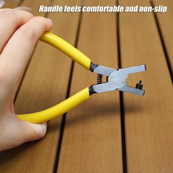 dianhelloya Shoe Strap Hole Puncher Pliers with Ergonomic Handle Easy to Use Wide Application Watch Band Hole Punch Pliers
