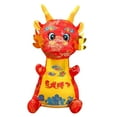 thumbnail image 1 of dianhelloya Spring Festival Decoration Kawaii Cartoon Dragon Plush Toy Year of 2024 Mascot Ornament Soft Stuffed Pillow Chinese Zodiac Dragon Kids New Year Gift, 1 of 8