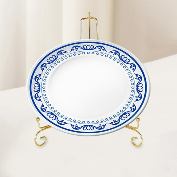 dianhelloya Sturdy Adjustable Iron Display Stand with Foldable Design, 10-30cm Height for Home Decor, Artwork, Photos, Retail Showcase - Modern Versatile Easel