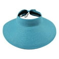 thumbnail image 1 of dianhelloya Sun Hat Foldable Wide Brim Breathable Elegant Girls Summer Bucket Sun Hat for Outdoors, 1 of 8