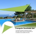 thumbnail image 1 of dianhelloya Waterproof Triangle Sun Shade Canopy - UV Blocking Outdoor Awning, Durable Polyester Fabric Shade Sail for Garden, Patio, Pool, Easy Installation with Stainless Steel Rings, 1 of 8