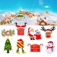 thumbnail image 1 of dianhelloya Yard Sign Christmas Themes Easy to Install Plastic Decorating Lawn Stake for Garden 1, 1 of 8